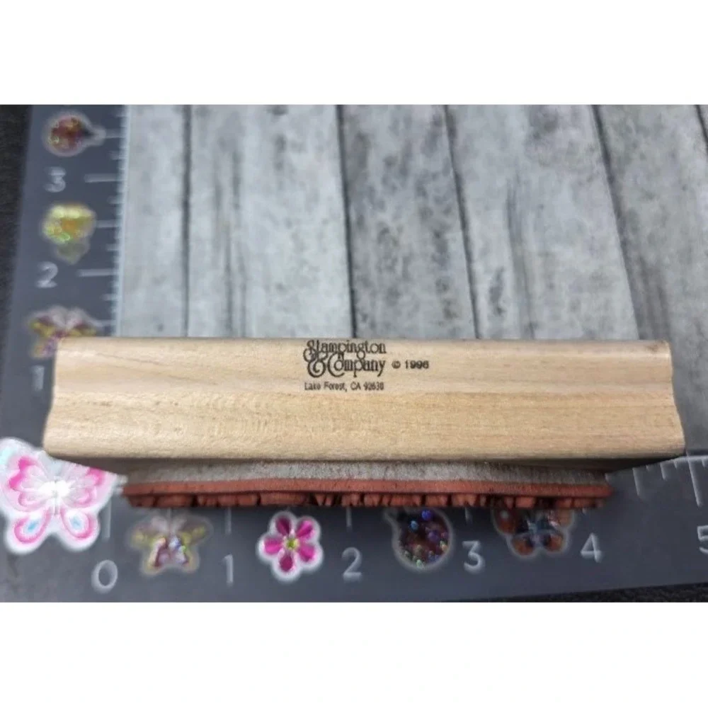 Stampington Company Rainbow Cruises K3111 Rubber Stamp Wood #N11